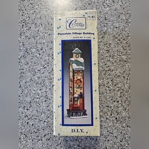 DIY Porcelain Village Building "Station" by Create a Craft. Painting, crafting